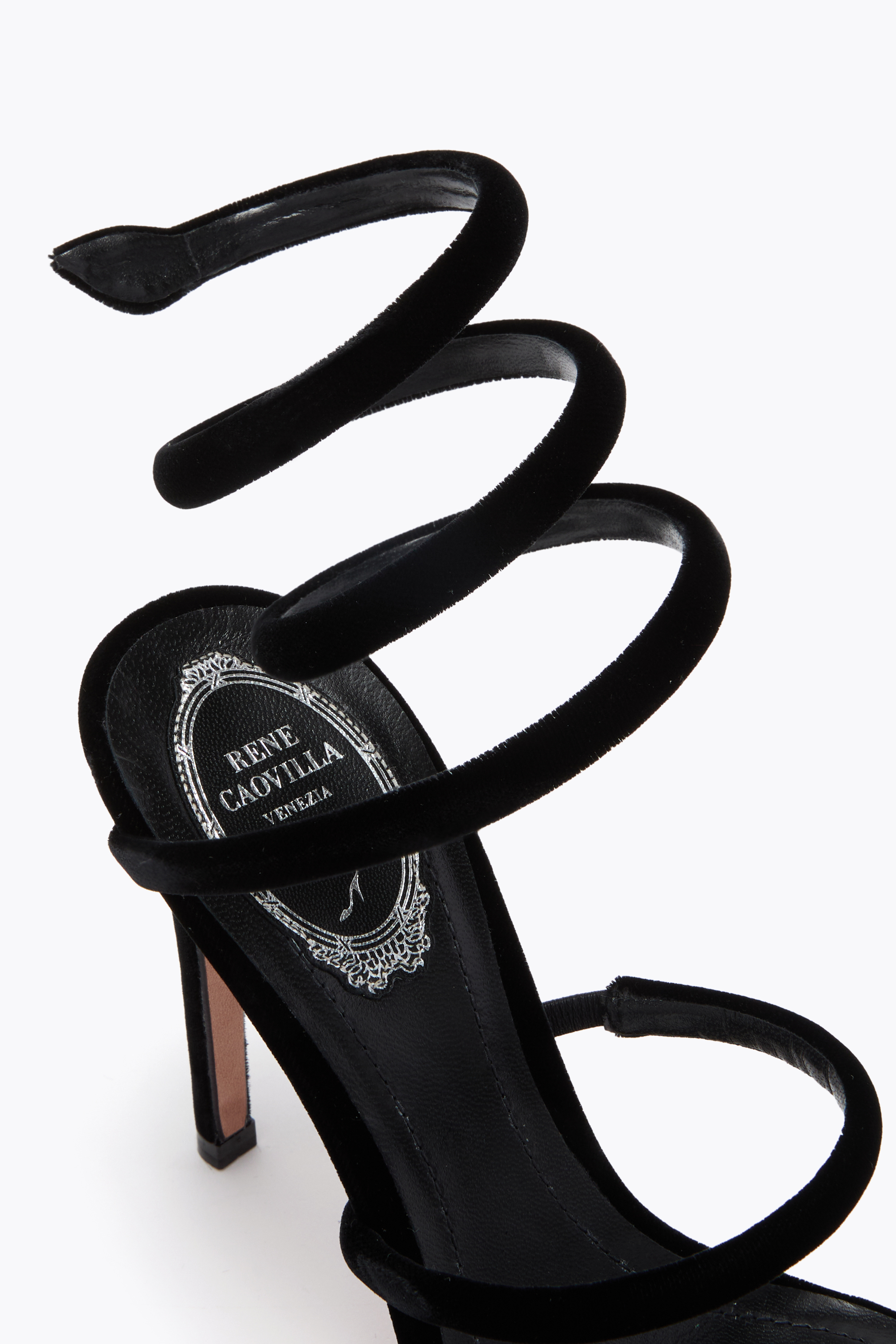 René Caovilla Flat Sandals Rene Caovilla Woman Color Black In Multi