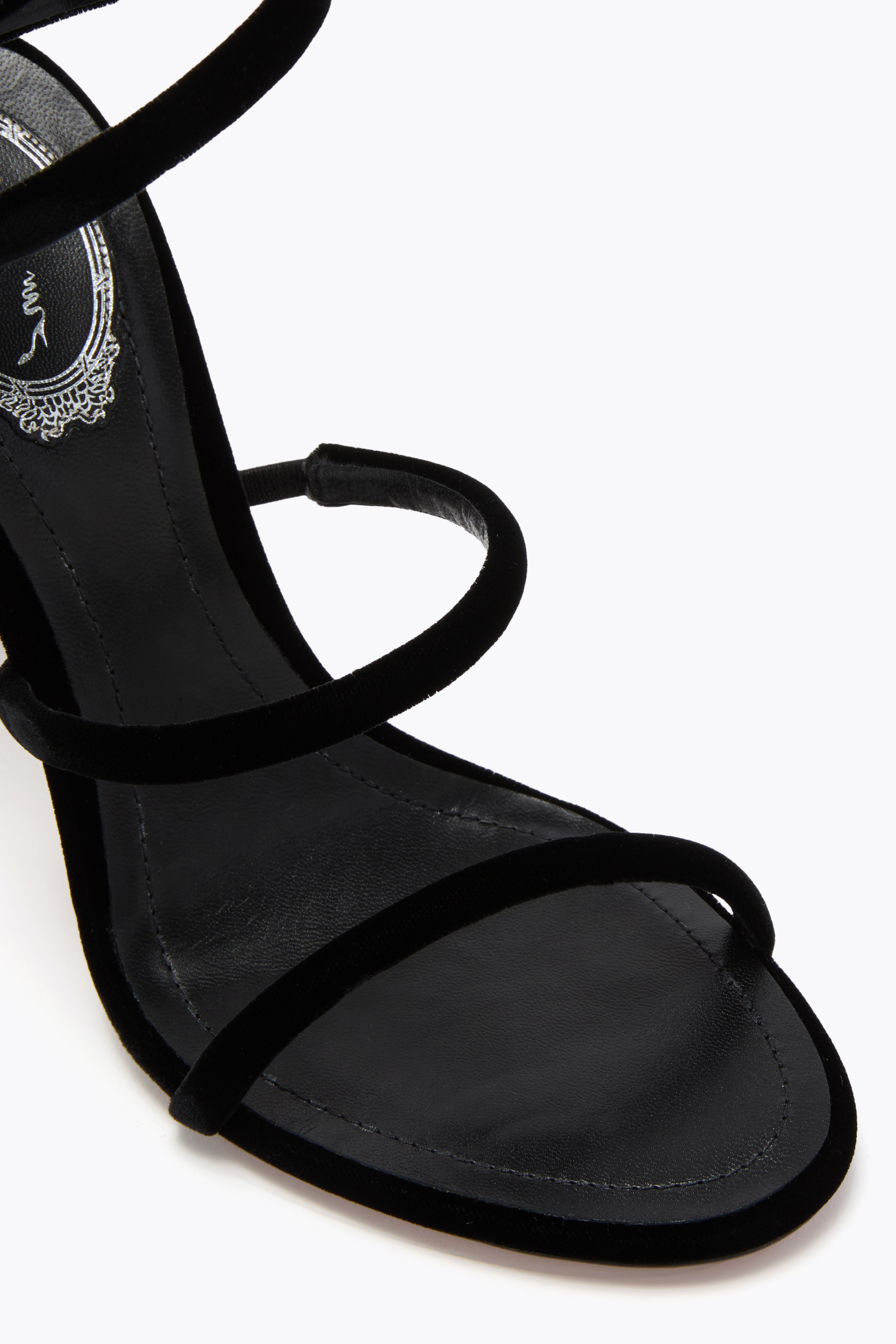 René Caovilla Flat Sandals Rene Caovilla Woman Color Black In Multi