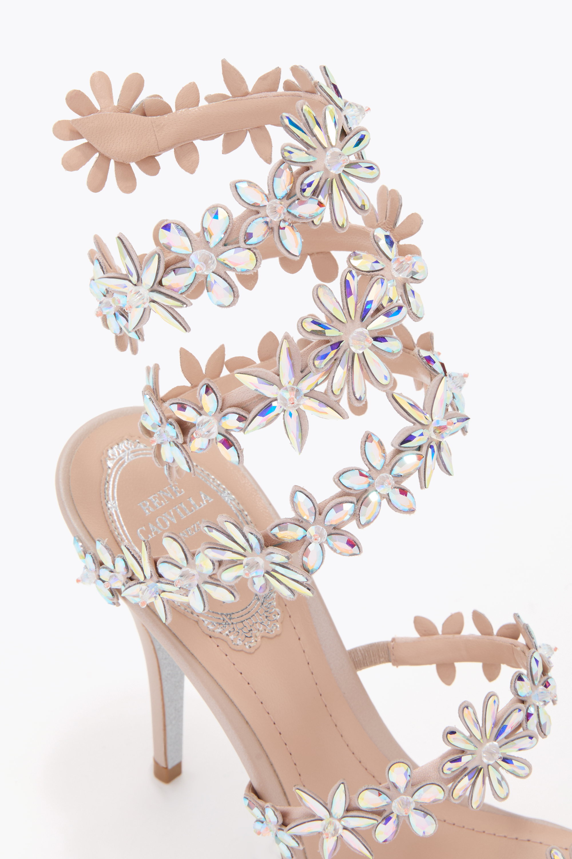 René Caovilla Flat Sandal Rene Caovilla Woman Color Pink In Multi