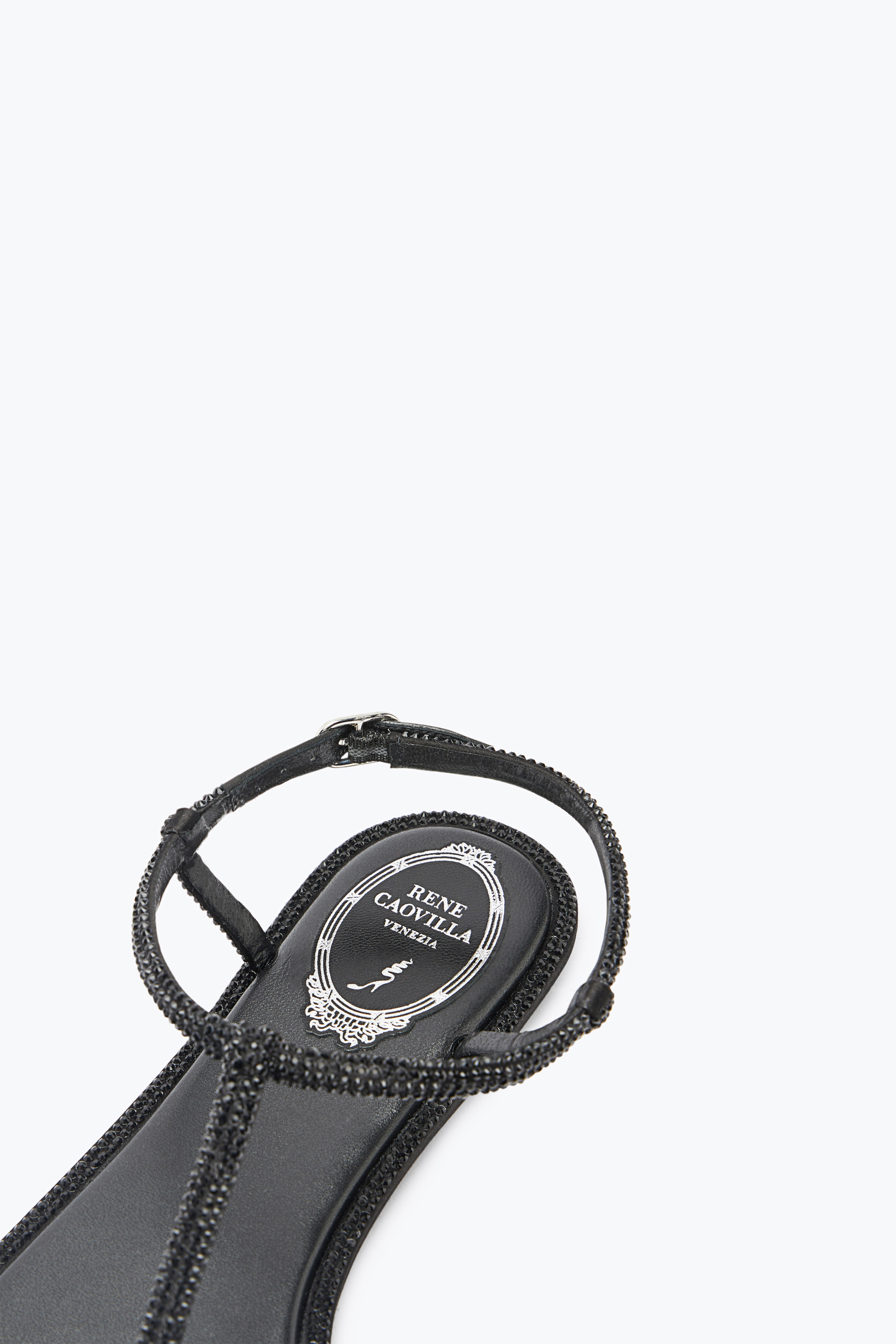 René Caovilla Rene Caovilla Elegant Flats For The Modern Woman In Black