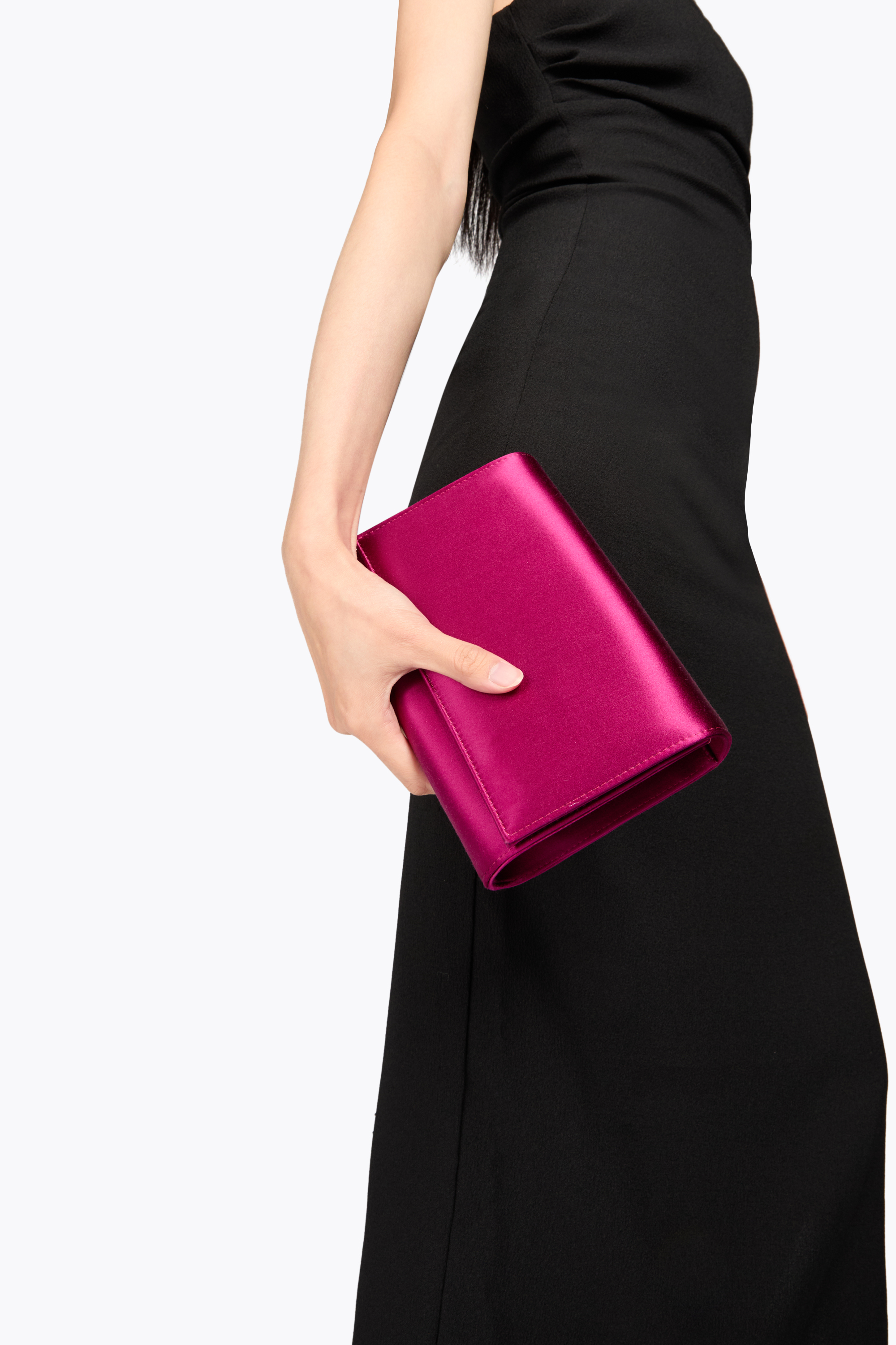 René Caovilla Baby Mulberry Clutch In Purple