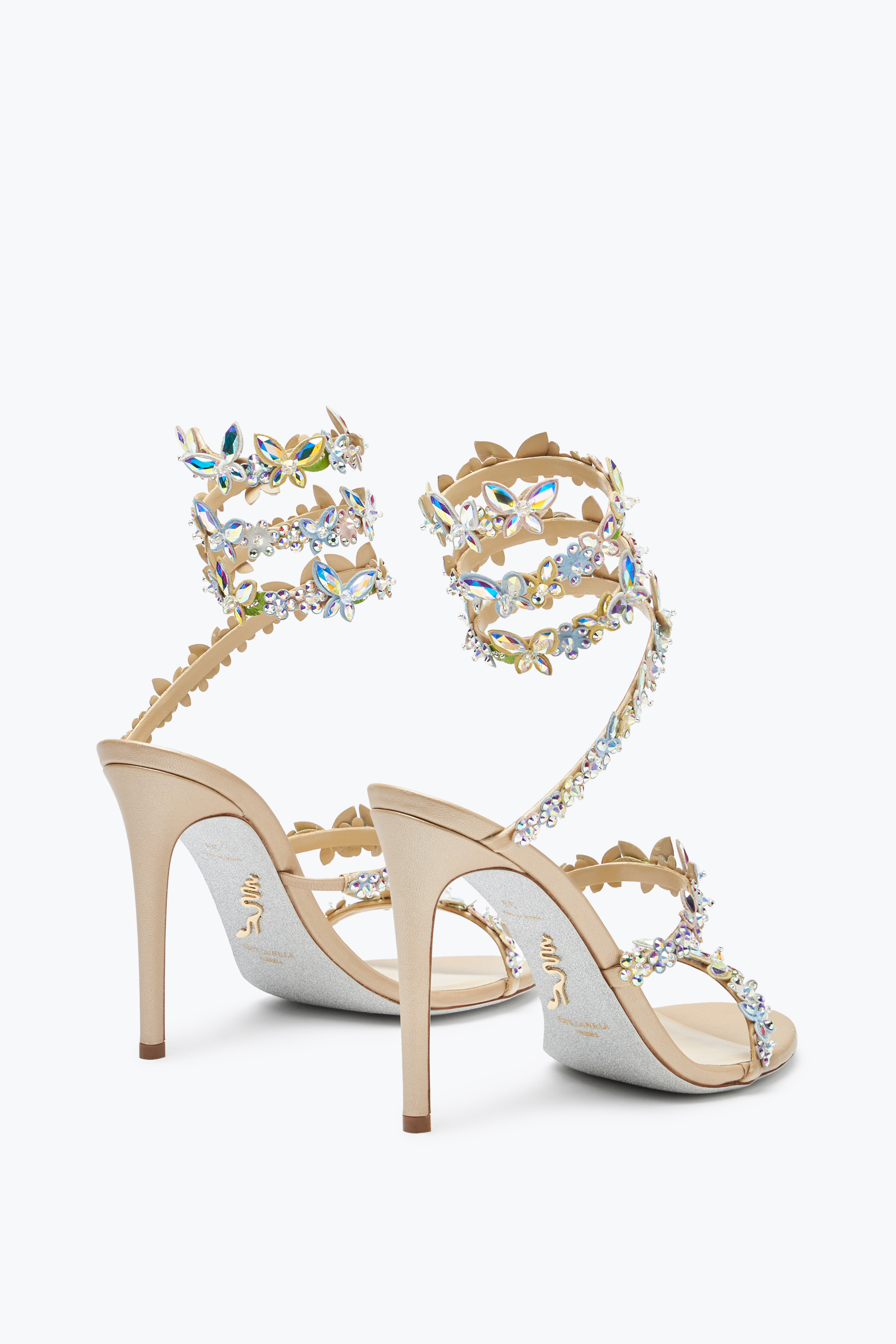 René Caovilla Flat Sandal Rene Caovilla Woman Color Pink In Multi